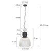 Steinhauer CLEARVOYANT Pendant Light transparent, clear, 1-light source