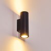 Zuoz Wall Light black, 2-light sources