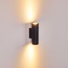 Zuoz Wall Light black, 2-light sources