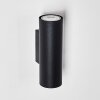 Zuoz Wall Light black, 2-light sources