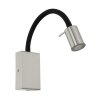 Eglo TAZZOLI wall light LED matt nickel, 1-light source