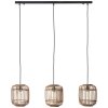 Pendant Light Brilliant Woodrow brown, 3-light sources