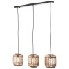 Pendant Light Brilliant Woodrow brown, 3-light sources