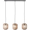 Pendant Light Brilliant Woodrow brown, 3-light sources