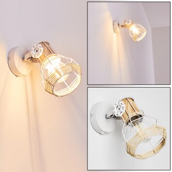 Barbacena Wall Light white, 1-light source