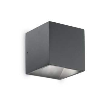 Ideal Lux RUBIK Outdoor Wall Light LED anthracite, 1-light source