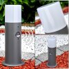 SCHAFHAUS pedestal light anthracite, 1-light source, Motion sensor