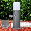 SCHAFHAUS pedestal light anthracite, 1-light source, Motion sensor
