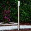Caserta floor lamp, path light Stainless steel color, 1-light source