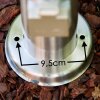 Caserta floor lamp, path light Stainless steel color, 1-light source