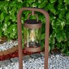 Outdoor floor lamp Fulham rust-coloured, 1-light source