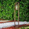 Outdoor floor lamp Fulham rust-coloured, 1-light source