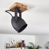 VANUATU Ceiling Light brown, black, 1-light source