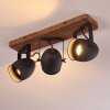 VANUATU Ceiling Light brown, black, 3-light sources