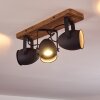 VANUATU Ceiling Light brown, black, 3-light sources