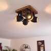 VANUATU Ceiling Light brown, black, 4-light sources