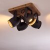 VANUATU Ceiling Light brown, black, 4-light sources