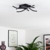 LETALA Ceiling Light LED black, 4-light sources