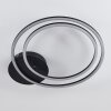 JOHSA Ceiling Light LED black, 2-light sources