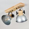 ORNY Ceiling Light brown, galvanized, 2-light sources