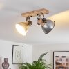 ORNY Ceiling Light brown, galvanized, 2-light sources