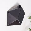 SHOUVER Wall Light LED black, 1-light source