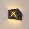 SHOUVER Wall Light LED black, 1-light source