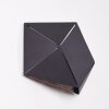 SHOUVER Wall Light LED black, 1-light source