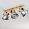 ORNY Ceiling Light brown, galvanized, 3-light sources