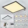 FARC Ceiling Light LED black, white, 1-light source, Remote control