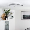 FARC Ceiling Light LED black, white, 1-light source, Remote control