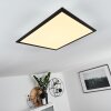 FARC Ceiling Light LED black, white, 1-light source, Remote control