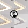 CHEKA Ceiling Light LED aluminium, 3-light sources