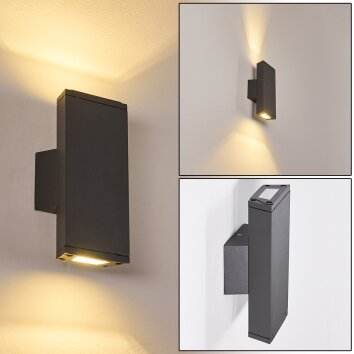 ROSEAU Wall Light LED anthracite, 1-light source