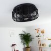 MONGOLEI Ceiling Light black, 1-light source