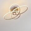 SUCRE Ceiling Light LED brushed steel, 4-light sources