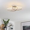 SUCRE Ceiling Light LED brushed steel, 4-light sources