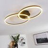 KORCA Ceiling Light LED black, 2-light sources
