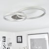 MALANJE Ceiling Light LED matt nickel, 2-light sources
