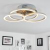 MALANJE Ceiling Light LED matt nickel, 3-light sources