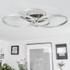 MALANJE Ceiling Light LED matt nickel, 4-light sources