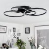 MALANJE Ceiling Light LED black, 4-light sources