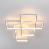 GHANA Ceiling Light LED white, 4-light sources, Remote control, Colour changer