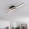 LETALA Ceiling Light LED black, 2-light sources