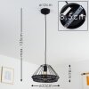 AWALI Pendant Light black, 1-light source