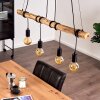 TIRANA Pendant Light brown, black, 4-light sources