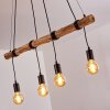 TIRANA Pendant Light brown, black, 4-light sources
