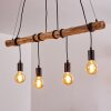 TIRANA Pendant Light brown, black, 4-light sources