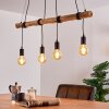 TIRANA Pendant Light brown, black, 4-light sources
