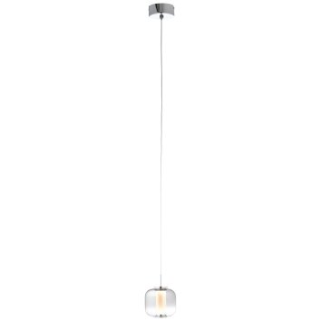 Brilliant RAFA Pendant Light LED chrome, 1-light source
